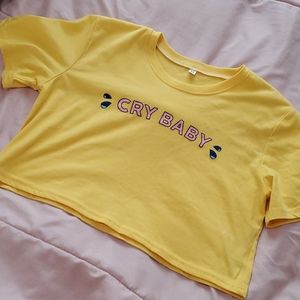 Cry baby crop top